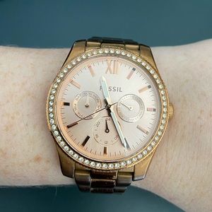 Fossil Rose Gold Boyfriend Watch